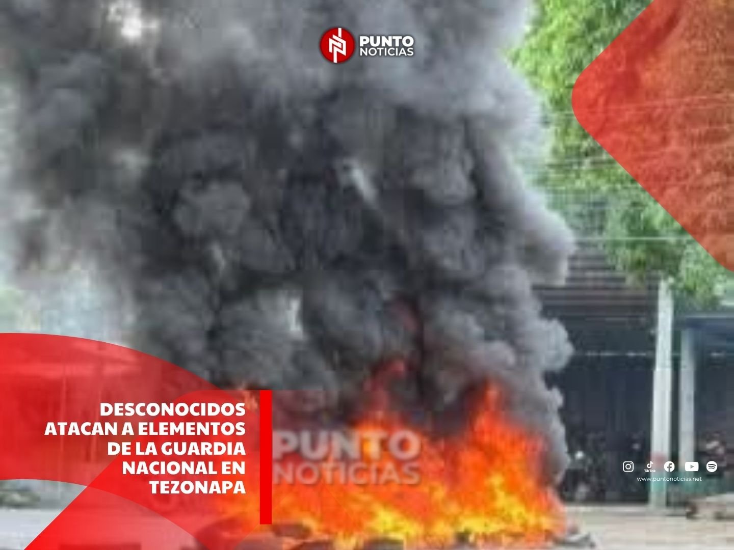 Desconocidos atacan a elementos de la Guardia Nacional en Tezonapa