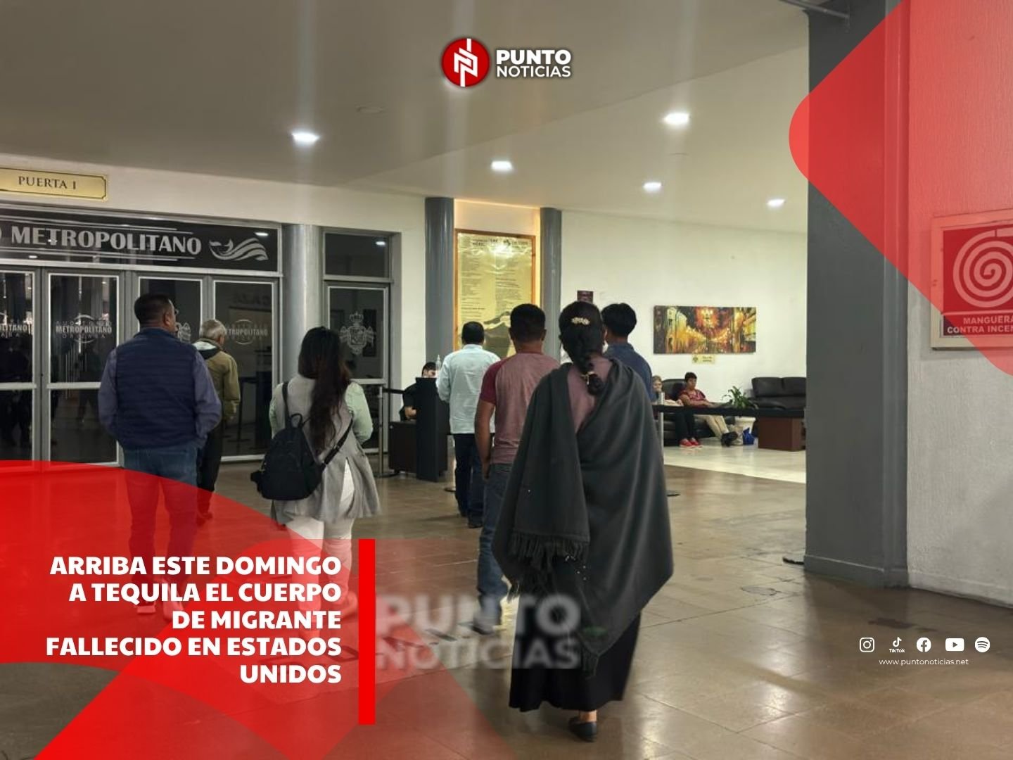 Arriba este domingo a Tequila el cuerpo de migrante fallecido en Estados Unidos